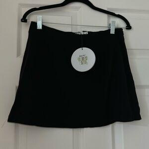princess polly selby mini skirt black petite - us 6